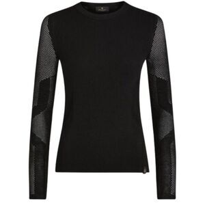 Belstaff Unisex Adult Kai Crew Neck Long-Sleeved T-Shirt / Black